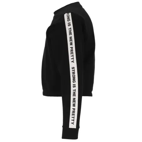 Sweat slim fille avec bande STRONG IS THE NEW PRETTY - KONTAKT