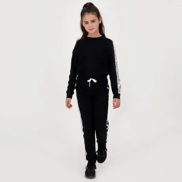 Sweat slim fille avec bande STRONG IS THE NEW PRETTY - KONTAKT