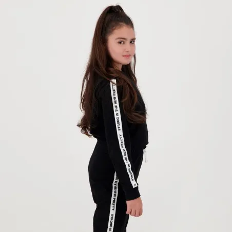 Sweat slim fille avec bande STRONG IS THE NEW PRETTY - KONTAKT