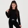 Sweat slim fille avec bande STRONG IS THE NEW PRETTY - KONTAKT
