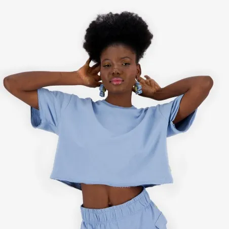 Sweat sur taille femme manches courtes - KONTAKT