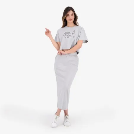 Sweat sur taille femme manches courtes 9a3da m3a lebnet - KONTAKT