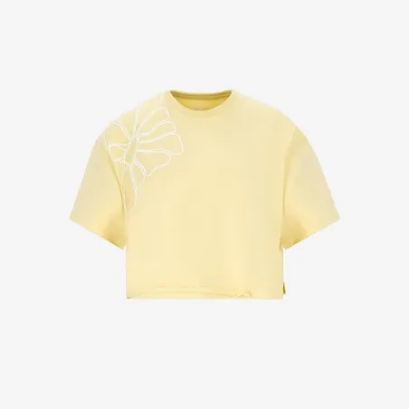 Sweat sur taille femme manches courtes FLEUR - KONTAKT