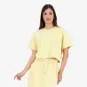 Sweat sur taille femme manches courtes FLEUR - KONTAKT