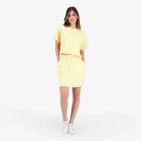 Sweat sur taille femme manches courtes FLEUR - KONTAKT