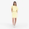 Sweat sur taille femme manches courtes FLEUR - KONTAKT