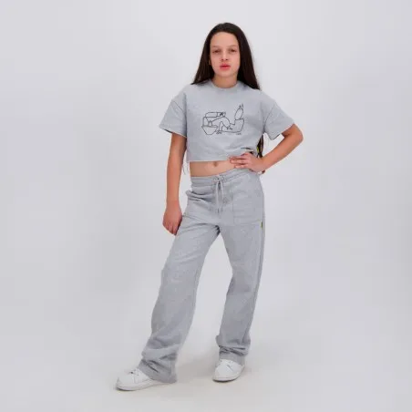 Sweat sur taille fille manches courtes 9A3DA M3A LIBNET - KONTAKT