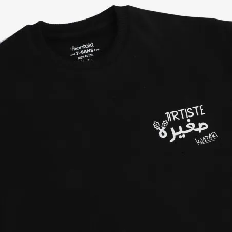 Sweat sur taille fille manches courtes ARTISTE SGHIRA - KONTAKT