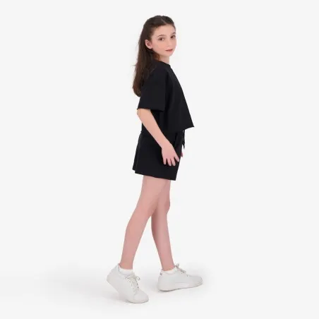 Sweat sur taille fille manches courtes avec pin up - KONTAKT
