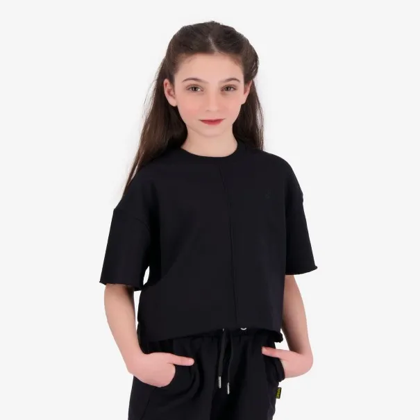 Sweat sur taille fille manches courtes avec pin up - KONTAKT
