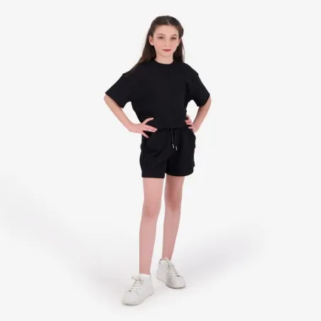 Sweat sur taille fille manches courtes avec pin up - KONTAKT