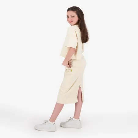 Sweat sur taille fille manches courtes avec pin up - KONTAKT