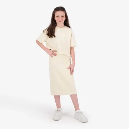 Sweat sur taille fille manches courtes avec pin up - KONTAKT