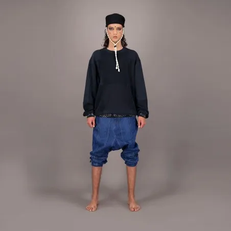 Sweat t-shirt oversized unisexe IMPRIME BERBERE UPCYCLING METHODS - TUNIS FASHION WEEK 2024 - KONTAKT