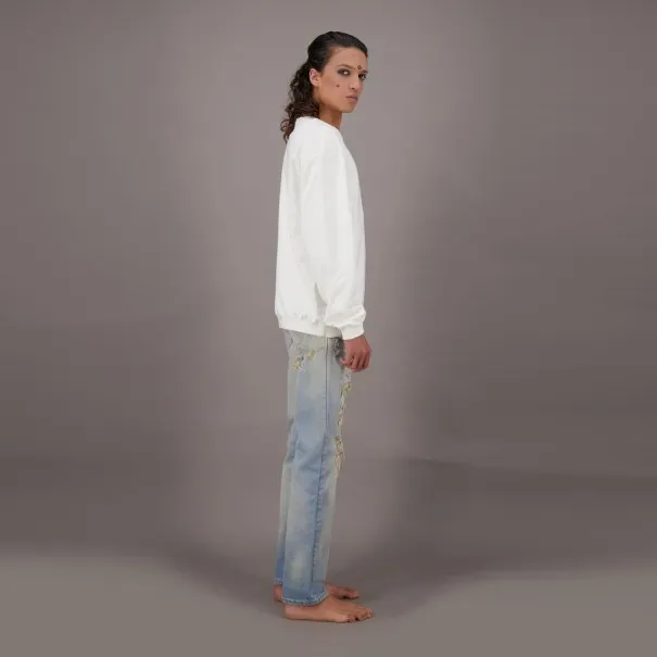 Sweat unisexe oversized "KOUN KIMA ENTI" Selvedge And Raw Look - TUNIS FASHION WEEK 2024 - KONTAKT