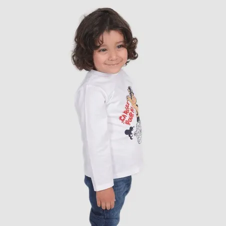 T-shirt bébé manches longues CA ROULE POUR MOI - KONTAKT