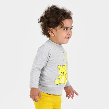 T-shirt bébé manches longues OURS BALLONS - KONTAKT