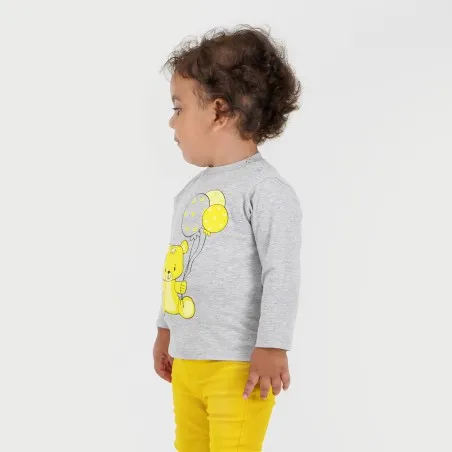 T-shirt bébé manches longues OURS BALLONS - KONTAKT