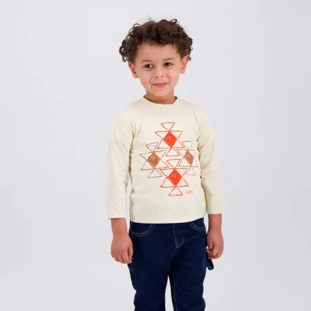 T-shirt bébé manches longues POISSON - KONTAKT