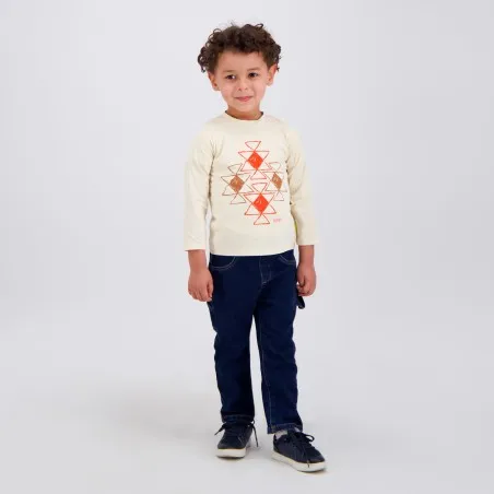 T-shirt bébé manches longues POISSON - KONTAKT