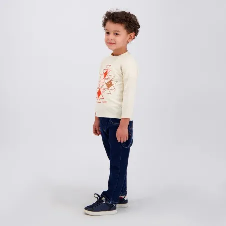 T-shirt bébé manches longues POISSON - KONTAKT