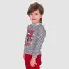 T-shirt bébé manches longues rayé MONSTER TRUCK - KONTAKT