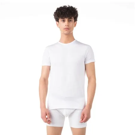 T-shirt col rond homme en coton bio - KONTAKT