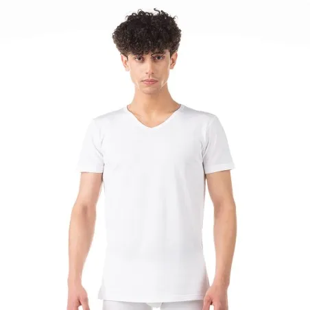 T-shirt col rond homme en coton bio - KONTAKT