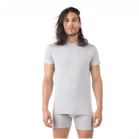 T-shirt col rond homme en coton pur - KONTAKT