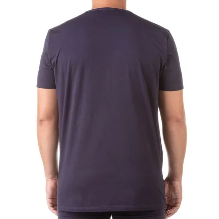 T-shirt col V grandes tailles en coton pur - KONTAKT