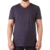 T-shirt col V grandes tailles en coton pur - KONTAKT