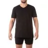 T-shirt col V grandes tailles en coton pur - KONTAKT