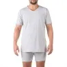 T-shirt col V grandes tailles en coton pur - KONTAKT