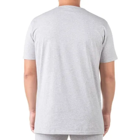 T-shirt col V grandes tailles en coton pur - KONTAKT