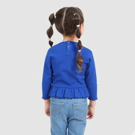 T-shirt côtelé bébé avec volant COCCINELLE - KONTAKT