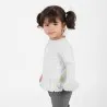 T-shirt côtelé bébé avec volant et cut out cœur - KONTAKT