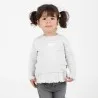 T-shirt côtelé bébé avec volant et cut out cœur - KONTAKT