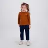 T-shirt côtelé bébé manches longues avec broderie - KONTAKT