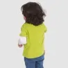 T-shirt côtelé bébé manches longues contrastées MIGNON COMME UN AVION - KONTAKT