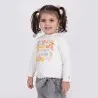 T-shirt côtelé bébé manches longues KONTAKT - KONTAKT