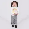 T-shirt côtelé bébé manches longues KONTAKT - KONTAKT