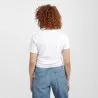 T-shirt côtelé femme manches courtes avec cordon de serrage - KONTAKT