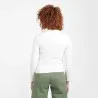 T-shirt côtelé femme manches longues - KONTAKT