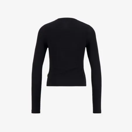 T-shirt côtelé femme manches longues - KONTAKT