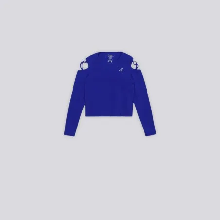 T-shirt côtelé fille avec épaules dénudées - KONTAKT