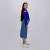 T-shirt côtelé fille avec épaules dénudées - KONTAKT