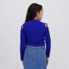 T-shirt côtelé fille avec épaules dénudées - KONTAKT