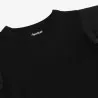 T-shirt côtelé fille manches à volant en chaine et trame - KONTAKT