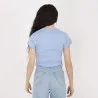 T-shirt crop côtelé femme manches courtes HABIBI YA LIL - KONTAKT