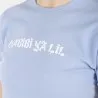 T-shirt crop côtelé femme manches courtes HABIBI YA LIL - KONTAKT